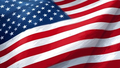 Fototapeta premium American Flag background