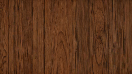 Fototapeta premium Dark brown wood grain texture background showing growth rings