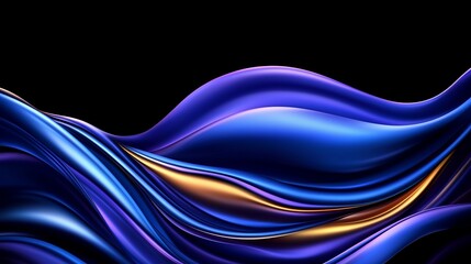 Fototapeta premium A blue and purple abstract background with a black background