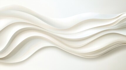 Obraz premium a white background with wavy lines on it