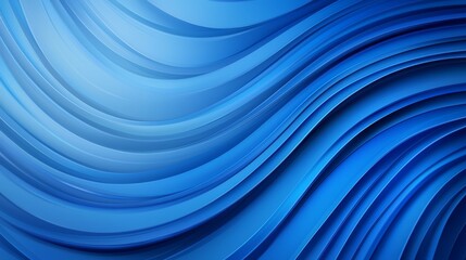 A blue abstract background with wavy lines