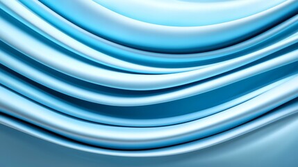 A blue and white abstract background with wavy lines