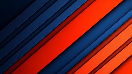 Fototapeta premium a red and blue striped background with a diagonal pattern