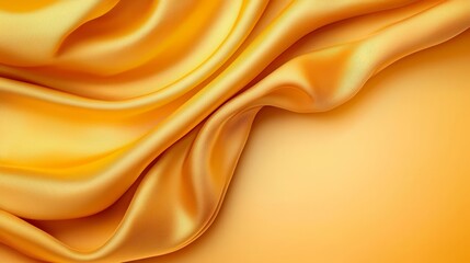 Obraz premium a close up of a yellow fabric on a yellow background