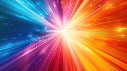 Vibrant Spectrum: A Burst of Color and Light