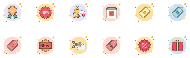 Set of Price & Sale icons