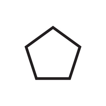 Types of regular polygons. Geometric shapes. triangle, square, pentagon, hexagon, heptagon, octagon, nonagon, decagon, hendecagon, dodecagon vector .