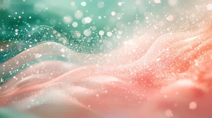 Fototapeta premium Modern Abstract Spring Background with Pastel Waves for Digital Marketing Design