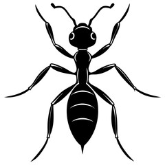ant silhouette vector illustrator