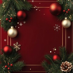 Christmas Celebration Promo Banner Template background
