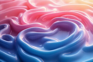 Swirling abstract background of pink and blue colors.
