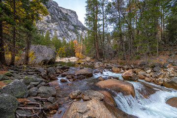 Autumn in Yosemite Valley's calm beauty