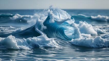 iceberg in the ocean wave 