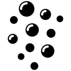 soap bubble soapsuds or suds float in the air solid or symbol icon