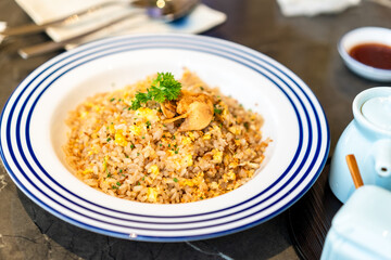 A Plate Of Fried Rice