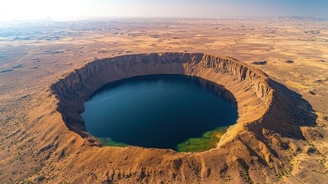 Lonar Crater Lake, Maharashtra, India