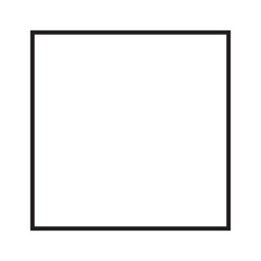 Geometric shapes, rectangle icon. vector flat liner illustration on white background..eps