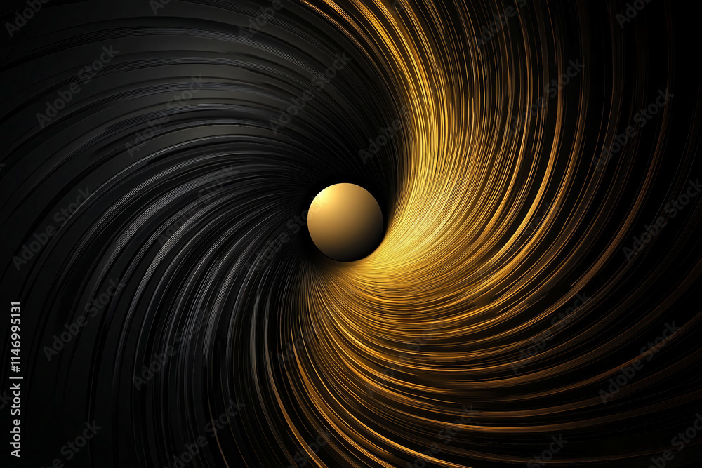 Poster generated with ai 3d rendering, abstract virtual illusion design