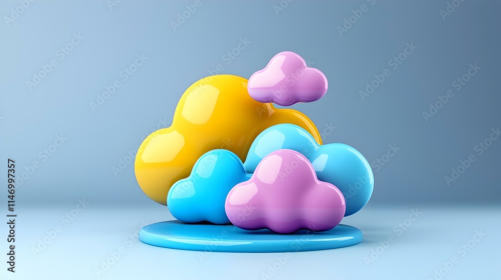 Poster Abstract Representation of Colorful Clouds in Computing Environment