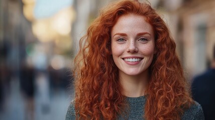 Fototapeta premium Woman with long brown hair