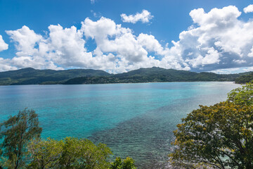 Anse a la Mouche Bay, Mahe Island, Seychelles.