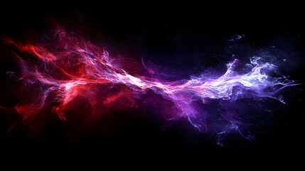 Obraz premium Explosive Burst of Vibrant Colored Powder on Black Background