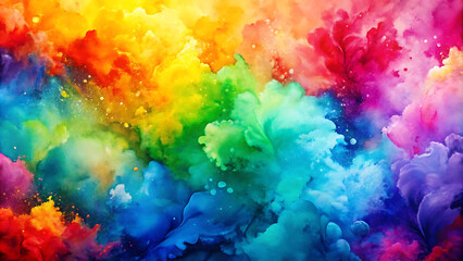 Obraz premium Bright colorful paint background with rich textures and dynamic brushstrokes for a vibrant abstract design