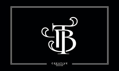 BT, TB, B, T, Abstract Letters Logo Monogram