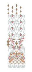 Indian Embroidery Neck and Border Design, Pattern, Patch, Embroidery Designs, Women Shirt Designs, Embroidery Allover Designs Embroidery Illustration, for Textile Clothing Design Manual artwork