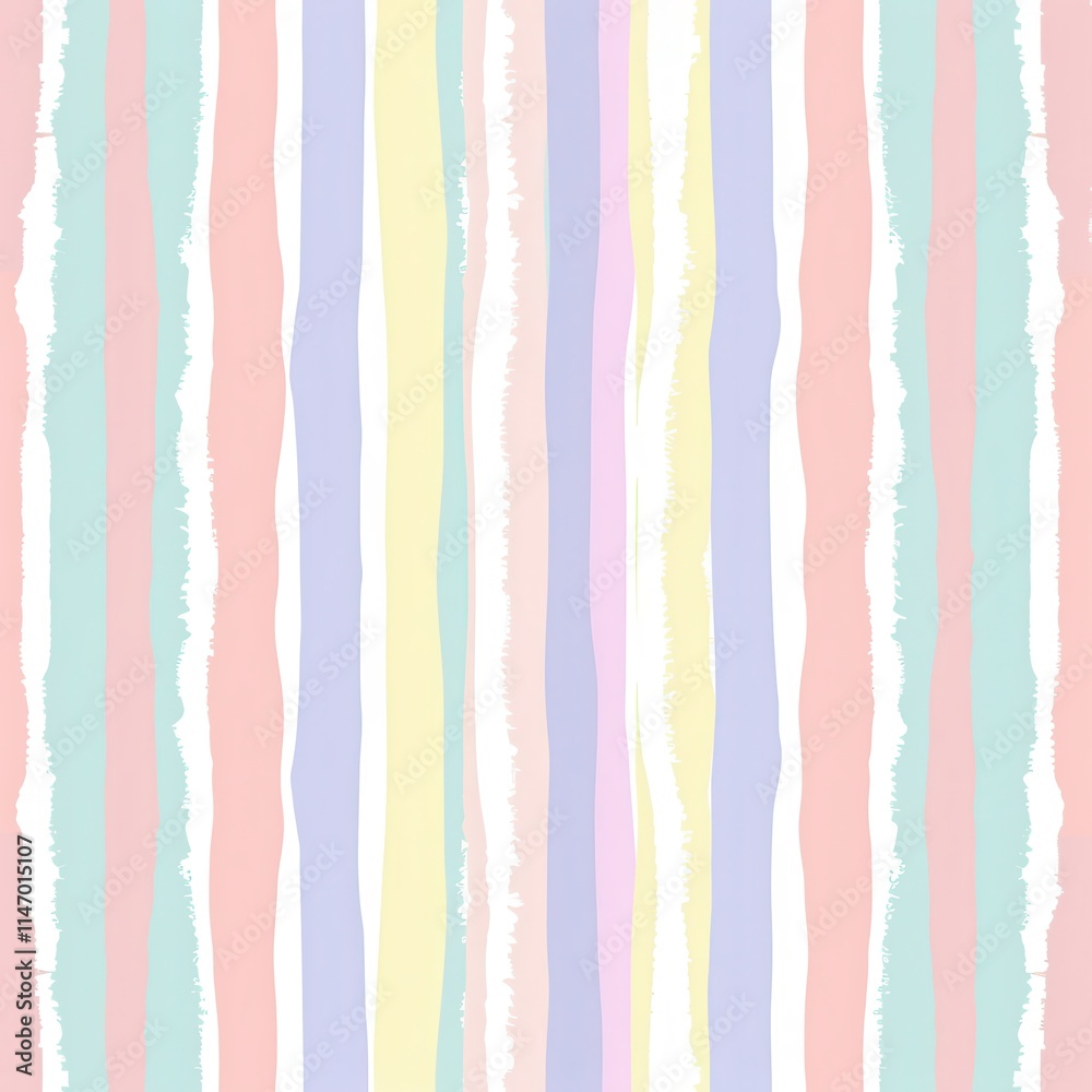 Leinwandbilder colorful striped pattern with soft pastel hues ideal for backgrounds and textile design projects. ge