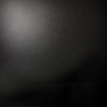Black, gray and white gradient background texture of black matte plastic background