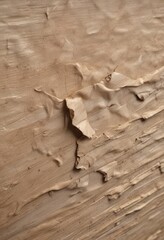 Close-up of recycled paper, showing fibers and texture, earth tones, background, surface