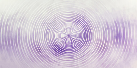 Fototapeta premium Abstract Circular Lines on Neutral Tones Clean, concentric circular patterns on a background of cloud white and foggy lilac with light shadows.
