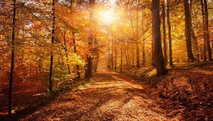 Obraz premium autumn in the forest