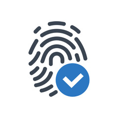 Fingerprint Verification Icon