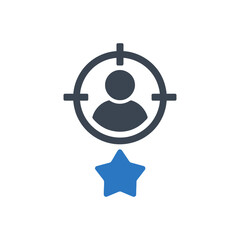 Targeted Customer Star Icon