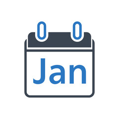 January Planning Icon