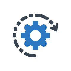 Process Gear Workflow Icon