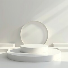 Subtle shadows and highlights on the white background add depth and dimension to the composition