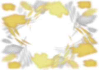 An abstract transparent psychedelic burst vignette design element overlay.