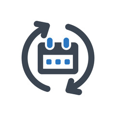 Calendar Cycle Sync Icon