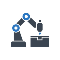 Robotic Arm Control Icon
