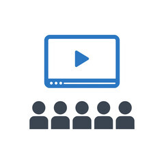 Video Audience Icon