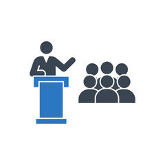 Public Speech Icon