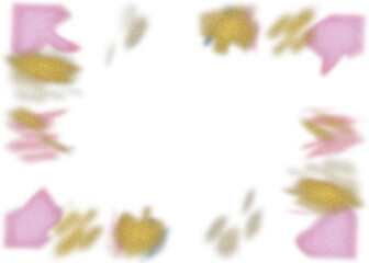 An abstract transparent psychedelic burst vignette design element overlay.