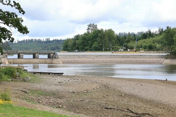 Blick auf die Sorpetalsperre bei Amecke im Sauerland	