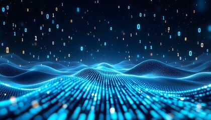 Data Flow - Abstract Technology Background