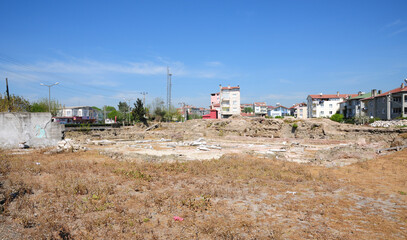 Obraz premium Perinthos Ancient City is in Marmara Ereglisi, Tekirdag, Turkey.