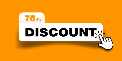 Discount badge, best choice, order now, offer, new collection, free delivery sale icon sign symbol banner with click cursor. Tags and stickers
