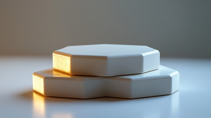 Illuminated Hexagon Podium 